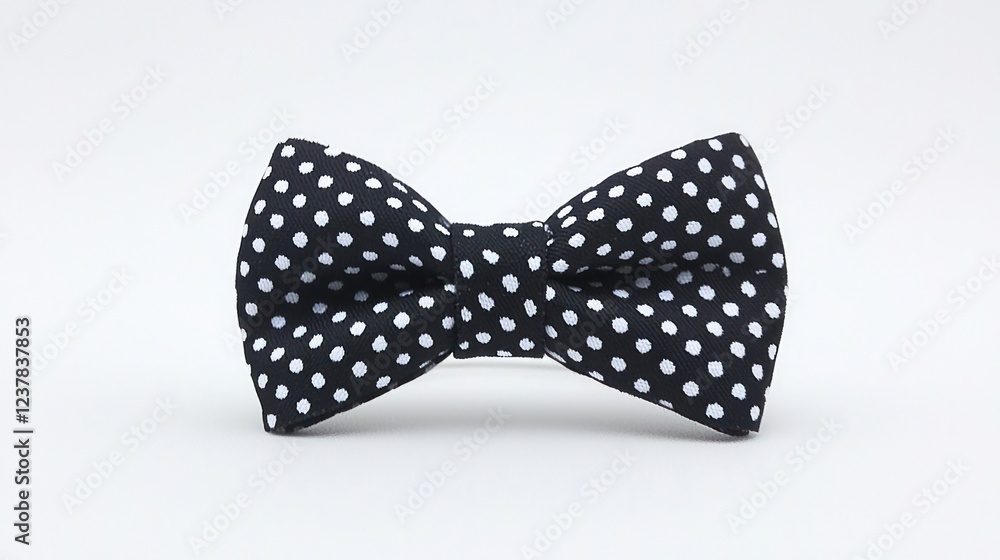 Black and White Polka Dot Bow Tie Black and White Polka Dot Bow Tie