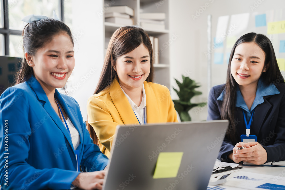 Female business leaders come together in conference room for their annual meeting, actively participating, asking questions, enriching seminar, Asian people, only women, Proposals and comments. Female business leaders come together in conference room for their annual meeting, actively participating, asking questions, enriching seminar, Asian people, only women, Proposals and comments.