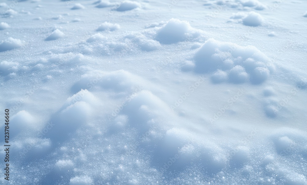 Soft, textured white snow surface Soft, textured white snow surface