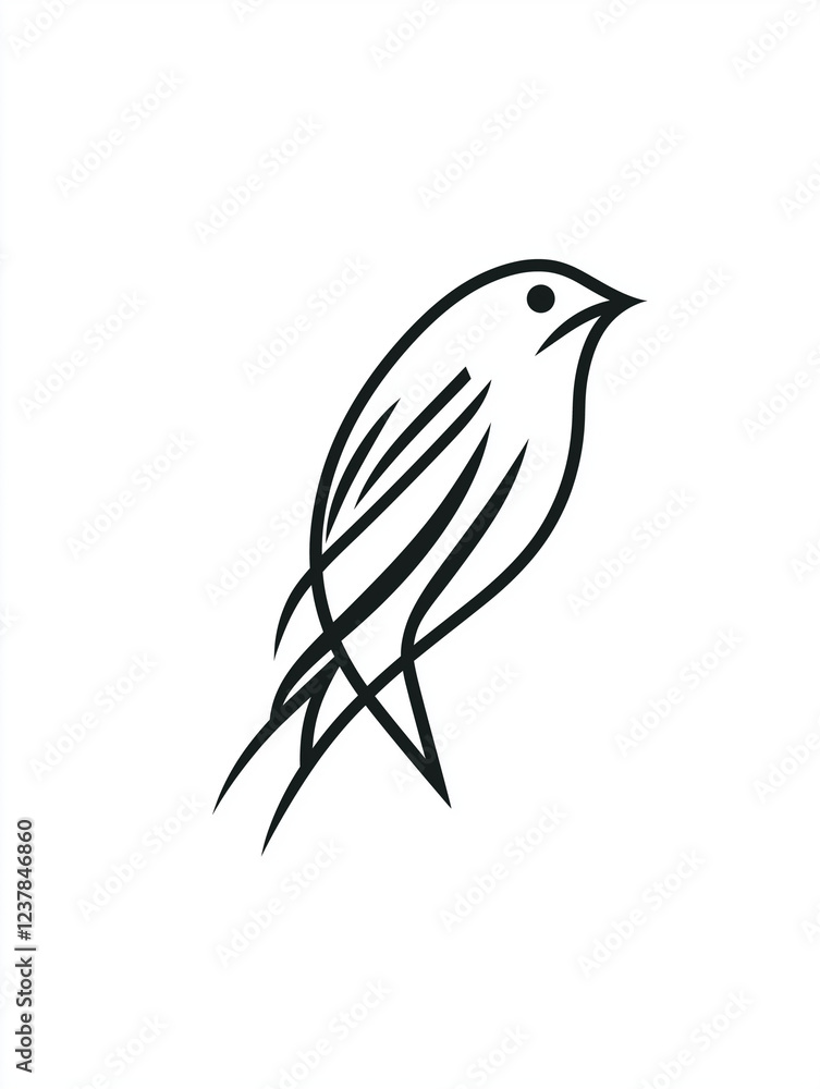 Obraz premium bird on a branch