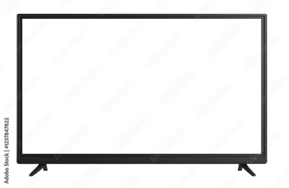 Naklejka premium Modern Flat Screen Smart TV.