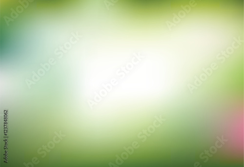 Green bokeh on nature blur. Element of design.