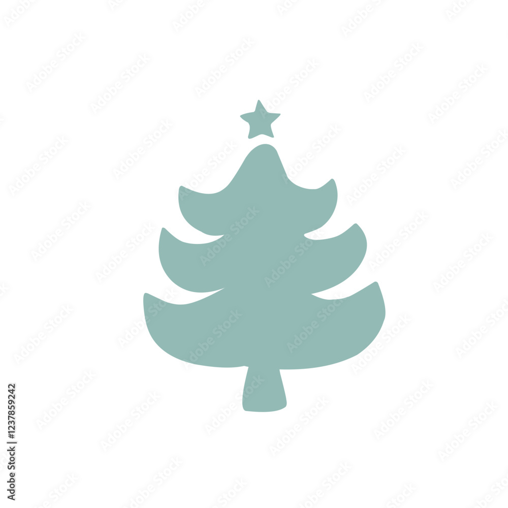 evergreen tree silhouettes icon evergreen tree silhouettes icon
