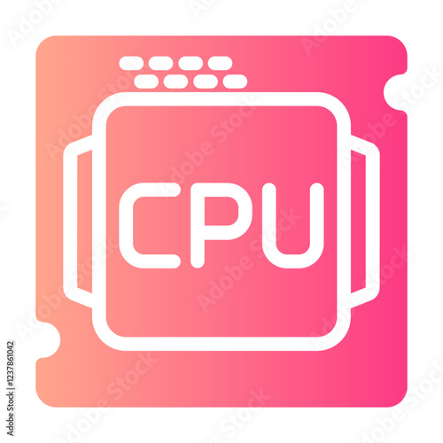 cpu gradient icon