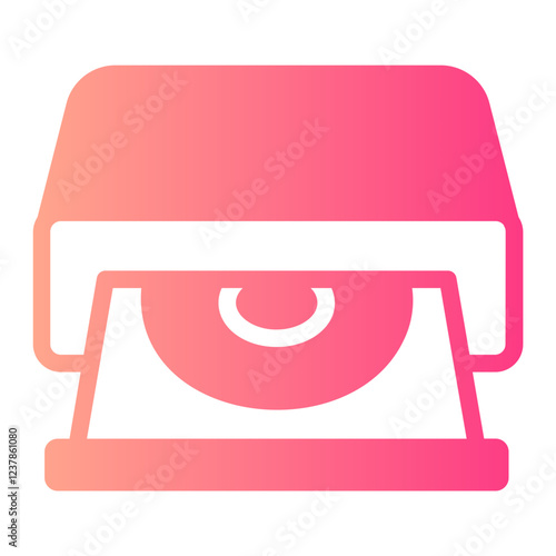 cd reader gradient icon