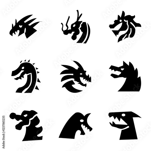 Wallpaper Mural Dragon icon Torontodigital.ca