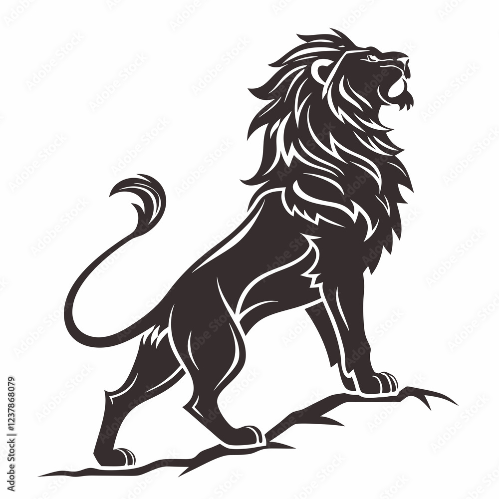 Creative animal icon Lion vector illustration Creative animal icon Lion vector illustration