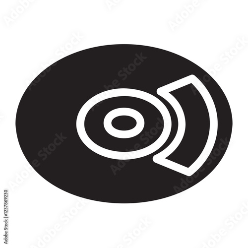 Disk glyph icon