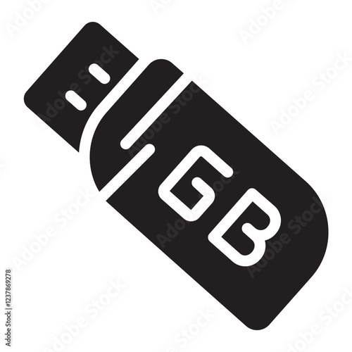 flashdisk glyph icon