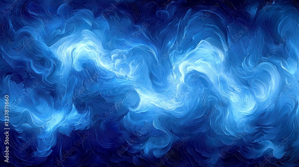 Abstract Blue Swirls: A Dynamic and Dreamlike Digital Painting of Fluid Motion and Ethereal Energy Abstract Blue Swirls: A Dynamic and Dreamlike Digital Painting of Fluid Motion and Ethereal Energy