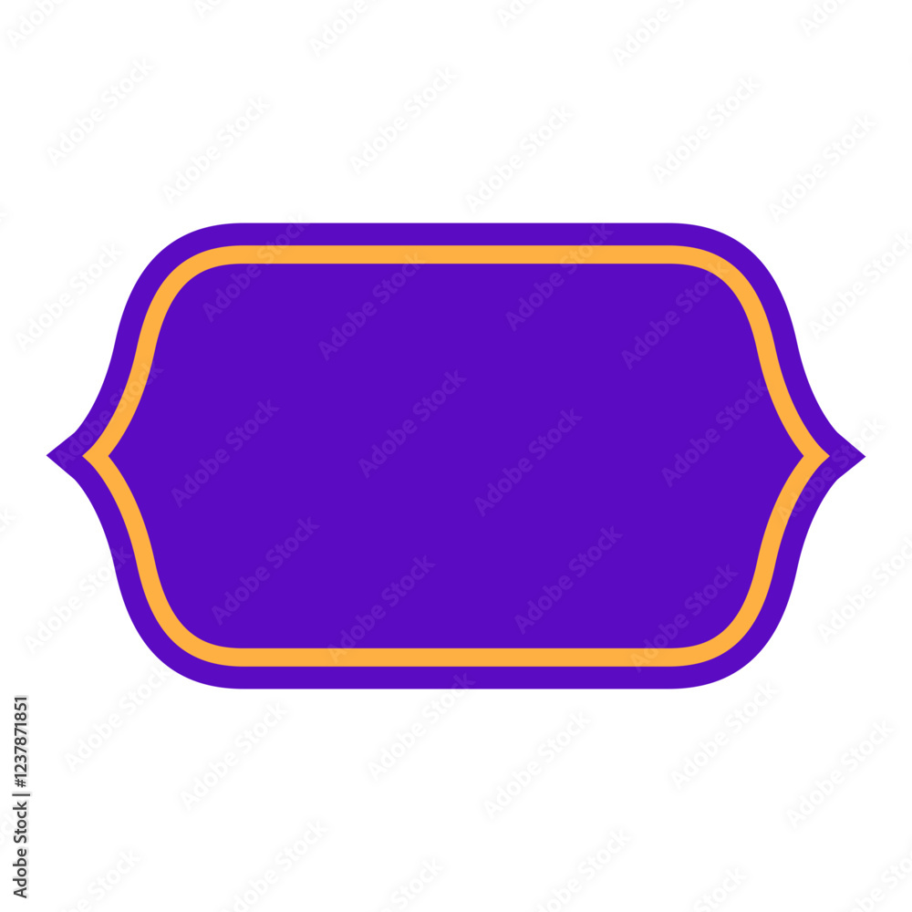 Decorative Purple Eid Al Fitr Frame Decorative Purple Eid Al Fitr Frame