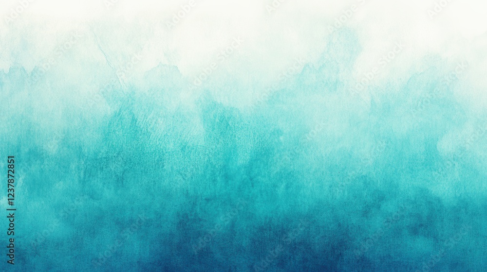Abstract Teal Watercolor Background. Abstract Teal Watercolor Background.