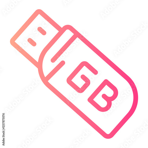 flashdisk gradient icon