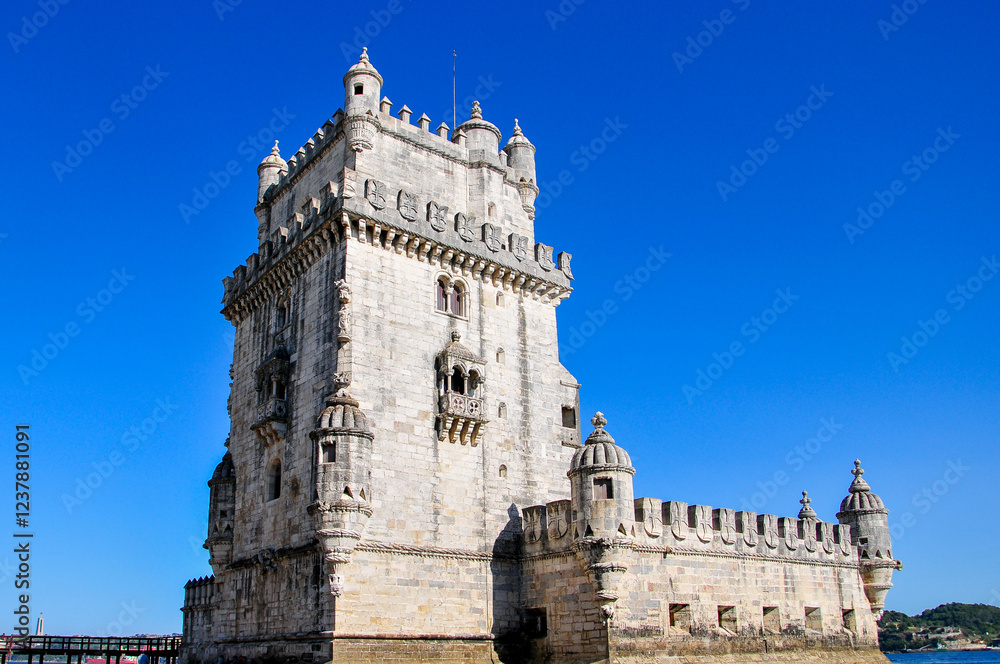 ポルトガルのリスボン郊外にあるベレンの塔Belém Tower on the outskirts of Lisbon, Portugal ポルトガルのリスボン郊外にあるベレンの塔Belém Tower on the outskirts of Lisbon, Portugal