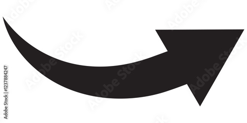 long arrow icon. Arrow pointing . long Arrow vector . arrow or web design.