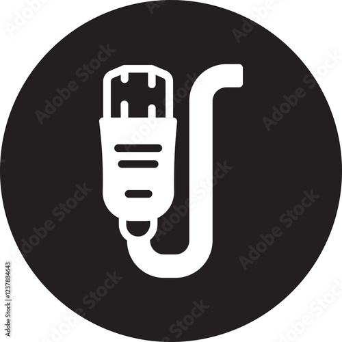 Hdmi Cable glyph icon