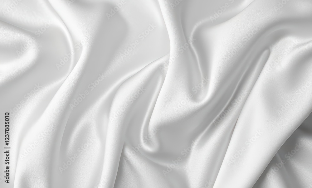 Elegant white satin fabric texture. Elegant white satin fabric texture.