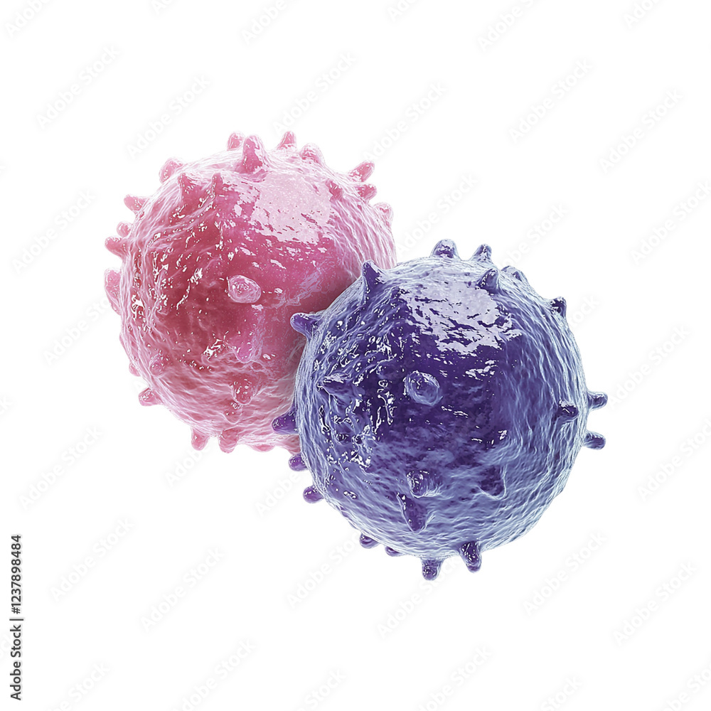 two lymphocytes png two lymphocytes png