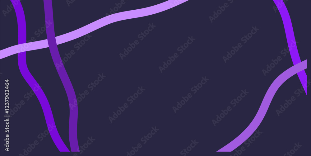 Abstract wavy line background in purple color