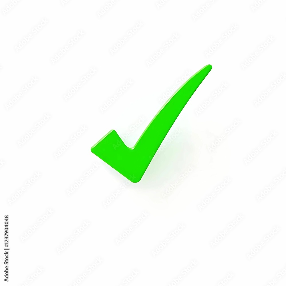 Green checkmark tick icon. Green checkmark tick icon.