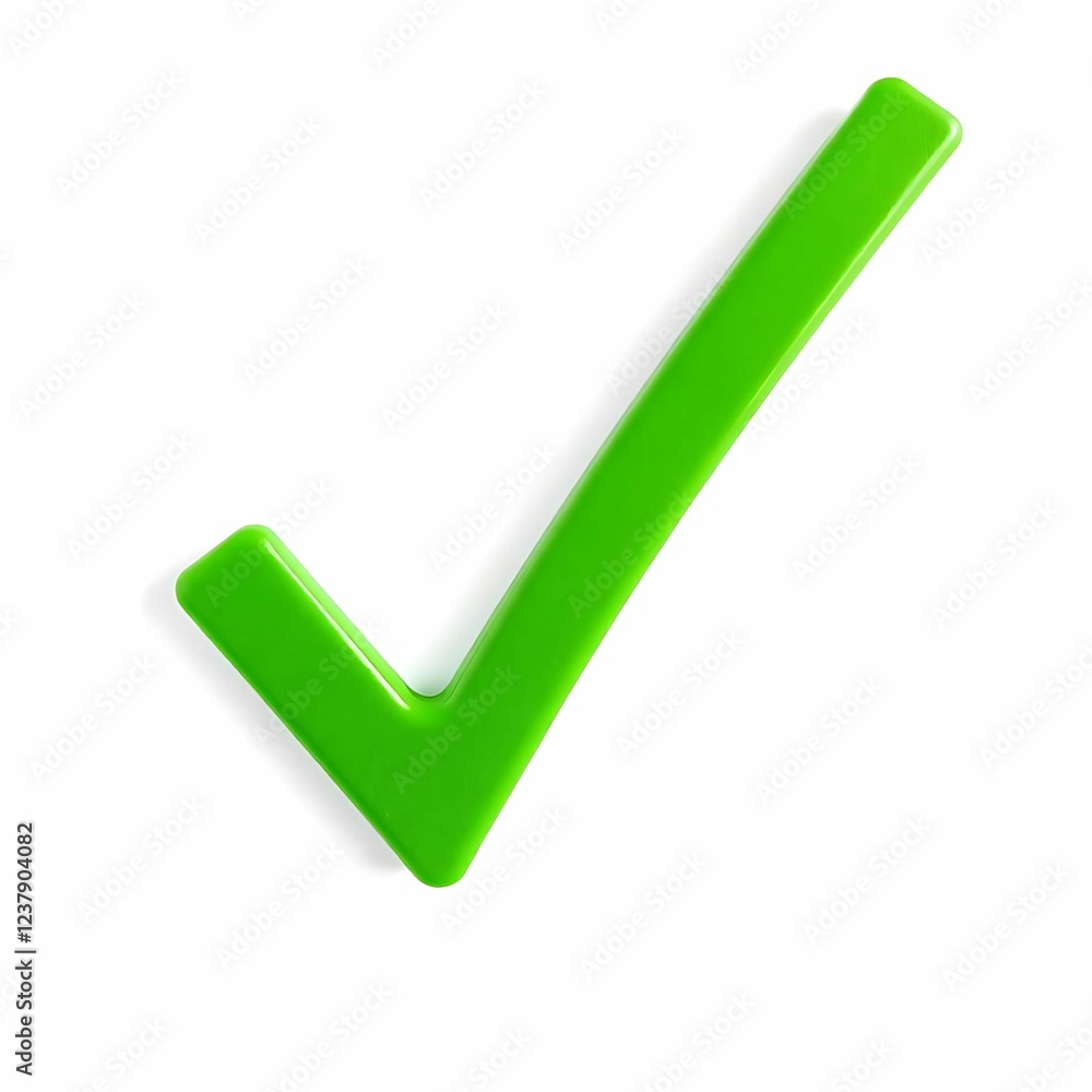 Green checkmark tick icon. Green checkmark tick icon.