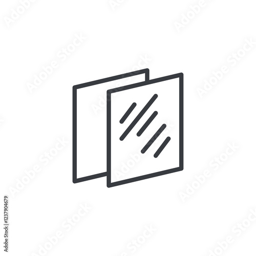 Double Glazing line icon