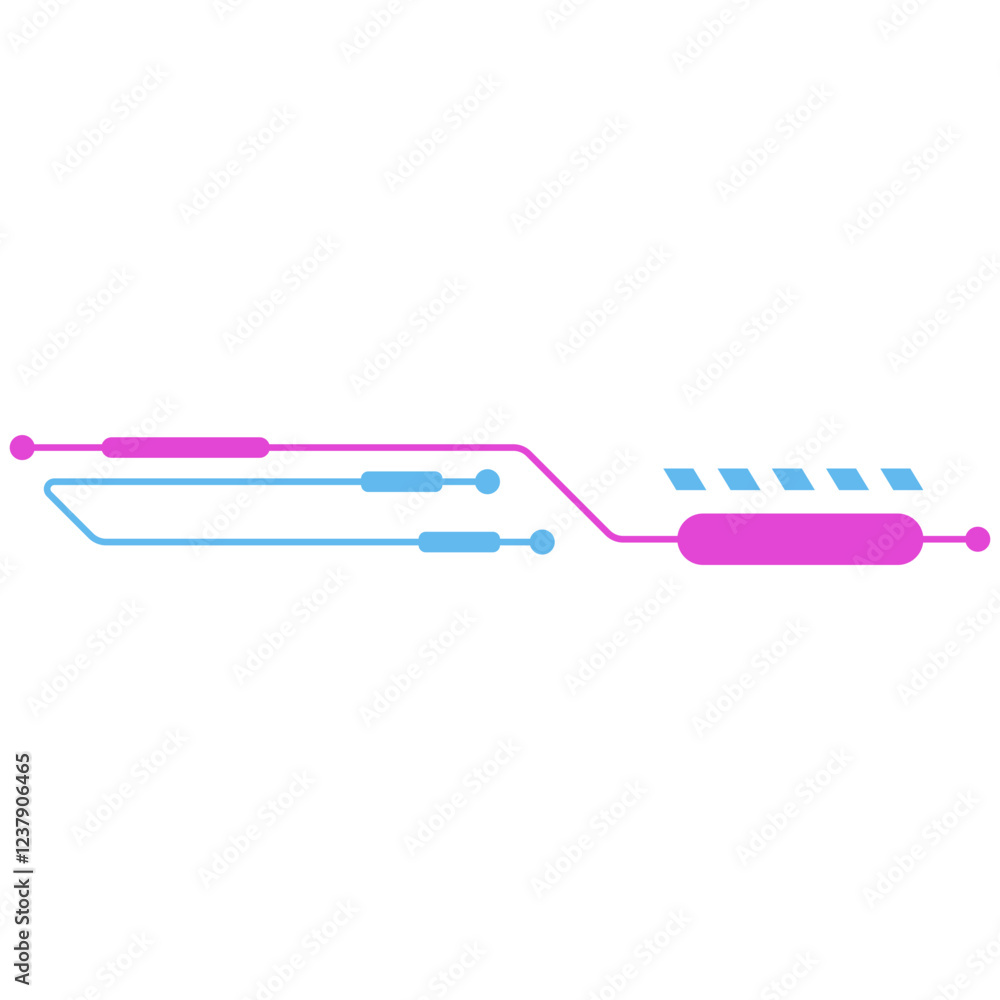 Futuristic Technology Line Futuristic Technology Line