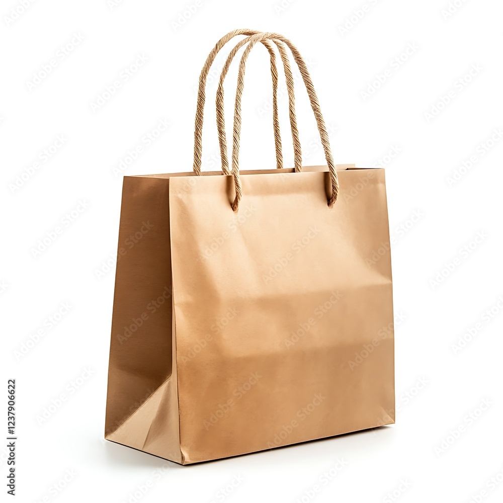 Professional Shopping Bag Isolated on Firm White Background Professional Shopping Bag Isolated on Firm White Background