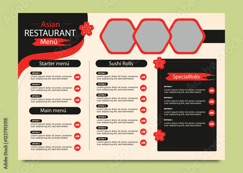 Fast food restaurant menu social media marketing web banner template with logo and icon. Pizza, burger & healthy food business promotion flyer. Abstract sale cover background design