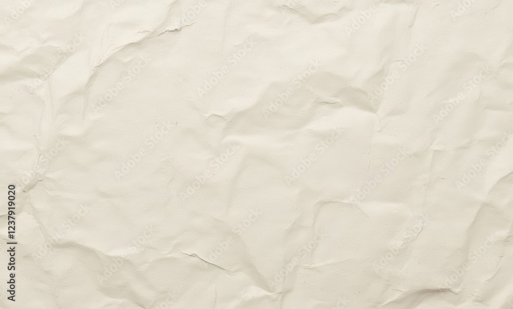 Textured white crumpled paper background Textured white crumpled paper background