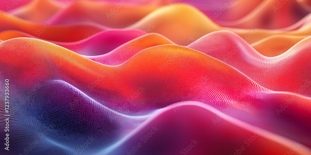 Vibrant undulating waves abstract digital landscape colorful textures visually striking environment artistic perspective conceptual beauty Vibrant undulating waves abstract digital landscape colorful textures visually striking environment artistic perspective conceptual beauty