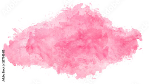 Abstract pink watercolor background.Hand painted watercolor. vector