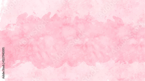 Abstract pink watercolor background.Hand painted watercolor. vector