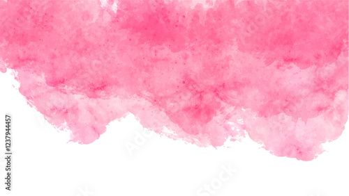 Abstract pink watercolor background.Hand painted watercolor. vector