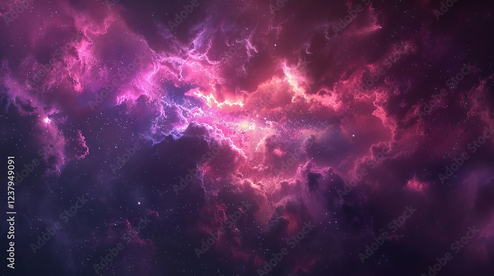 Vivid sci-fi wallpaper of deep space with colorful cosmic waves, nebula clouds, and distant planets in a stunning galaxy universe background Vivid sci-fi wallpaper of deep space with colorful cosmic waves, nebula clouds, and distant planets in a stunning galaxy universe background