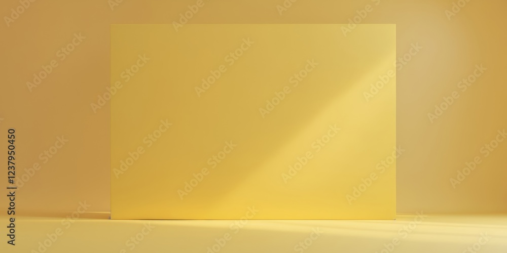 Fototapeta premium Solid Golden Yellow Background for Design Projects.