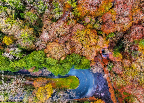 Fotografie Ramsey Hairpin in Autumn