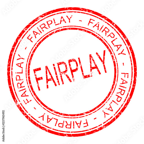 Fairplay rubber stamp on white background - illustration