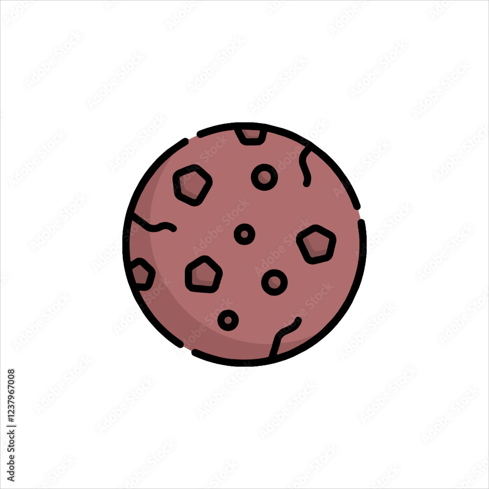 Fototapeta premium vector illustration of a tomato