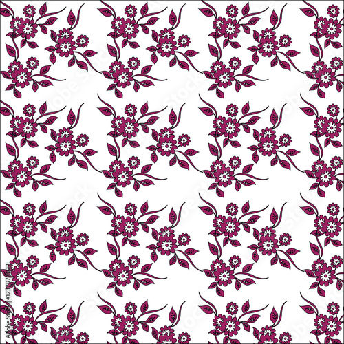 seamless flower pattern,