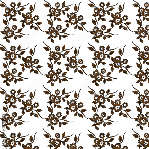 seamless floral pattern design with background