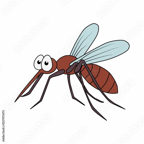 vector illustration of a mosquito
