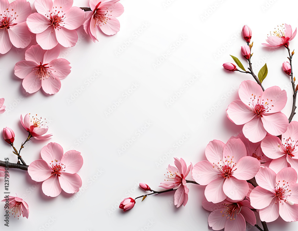 Obraz premium pink cherry blossom