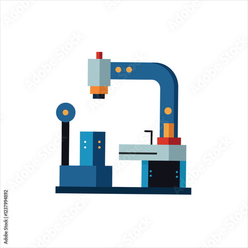 Metal Fabrication Hydraulic Bending Machine Clipart for Industry