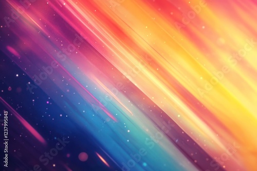 Abstract colorful streaks, dynamic energy, vibrant background, design element