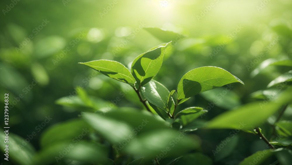 fresh green leaves fresh green leaves