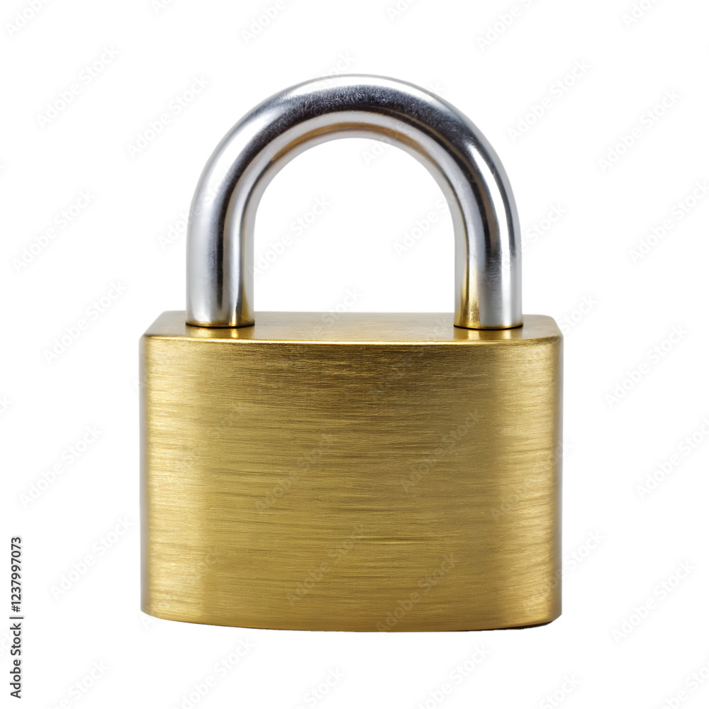 Lock isolated on transparent background Lock isolated on transparent background