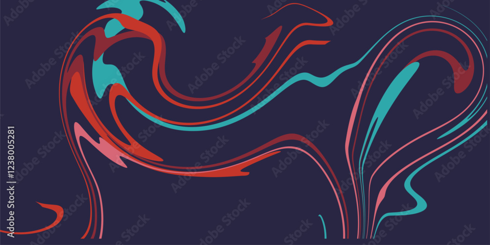 Wavy minimalist background, minimalist marble motif background, red and blue marble background Wavy minimalist background, minimalist marble motif background, red and blue marble background
