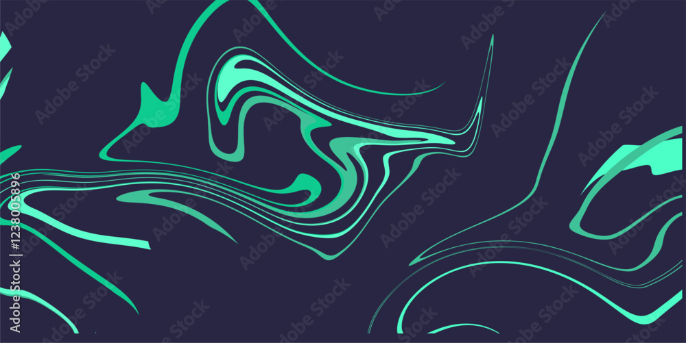Obraz premium Wavy minimalist background, minimalist marble motif background, green marble background