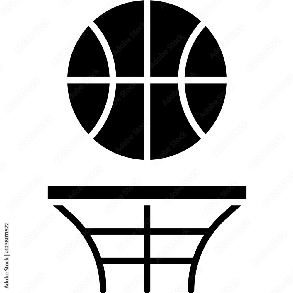 Basketball icon single vector illustration Basketball icon single vector illustration